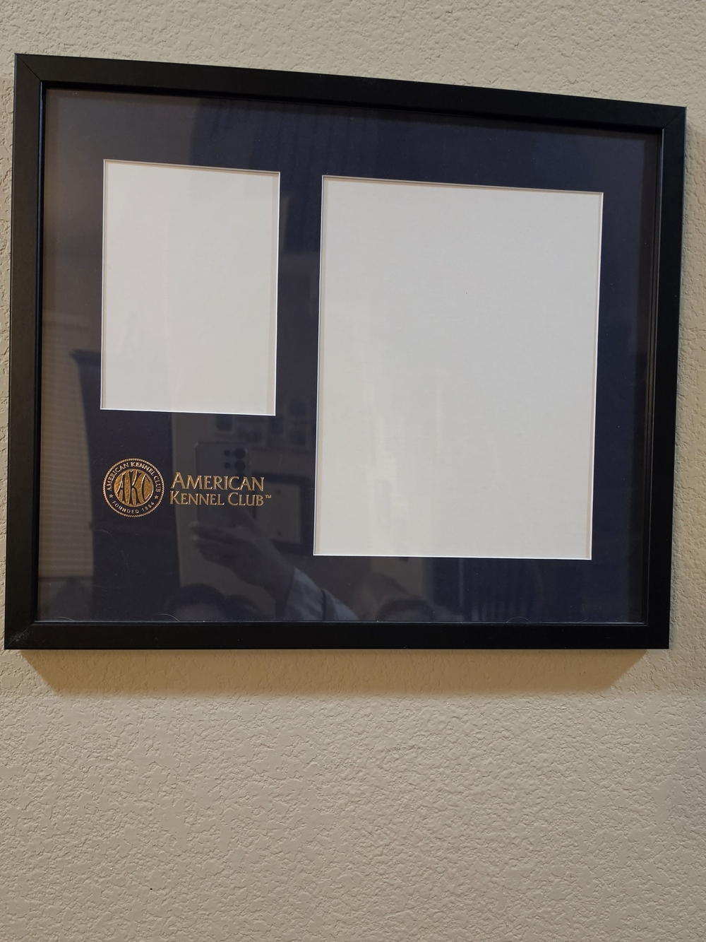 American Kennel Club Photo Frame with Gold Logo 19x16